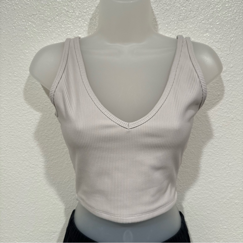 buffbunny pink ribbed workout athletic yoga gym racerback crop tank top shirt